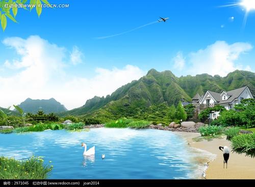 描述山河美景的句子
