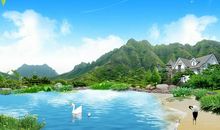 描绘山水美景的句子