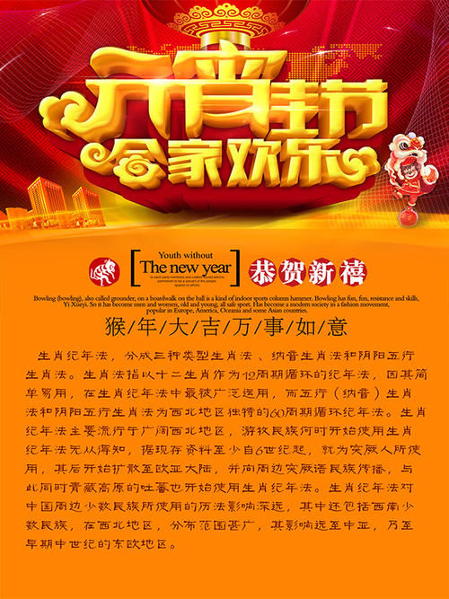 猴子新年快乐