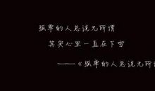 形容不在乎的句子