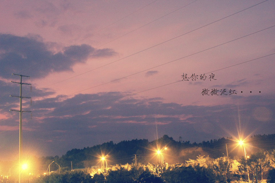 关于我想念你的夜晚的爱情句子
