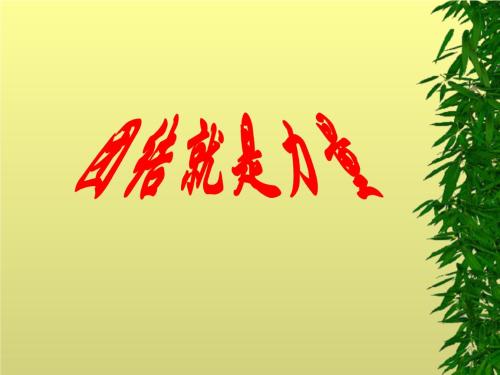 团结是力量的名言