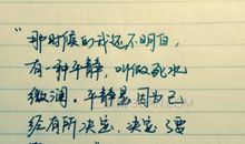 精彩的句子摘抄