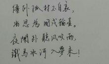 赞美爱国的诗句