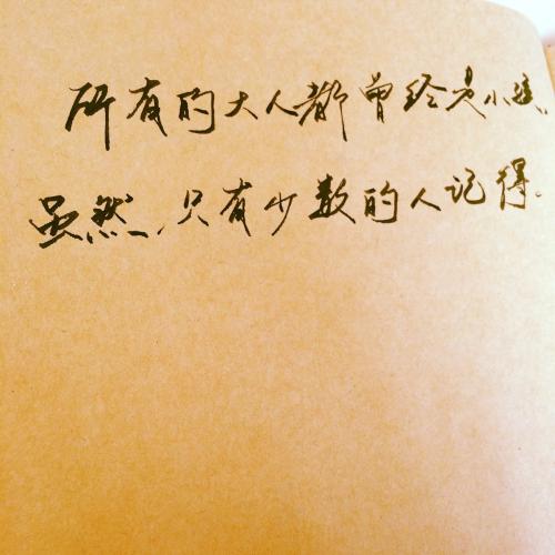 小王子经典名言