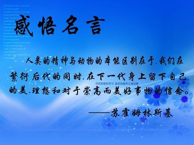 勤奋的著名格言