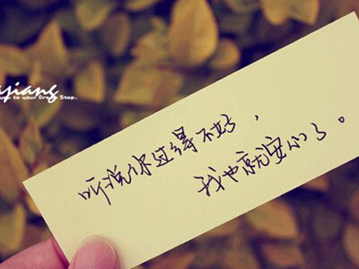 经典个性谈