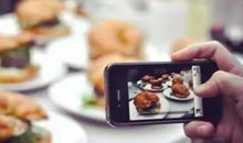 微信晒美食的句子