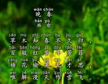 描述春末1的句子