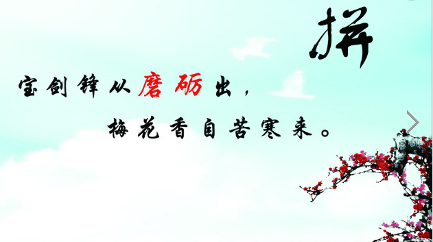 努力工作和进取的格言