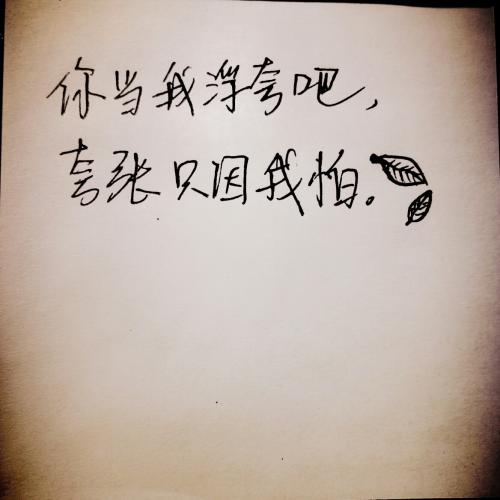 简单美观的个性签名