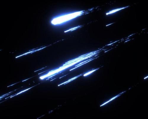 关于流星的句子