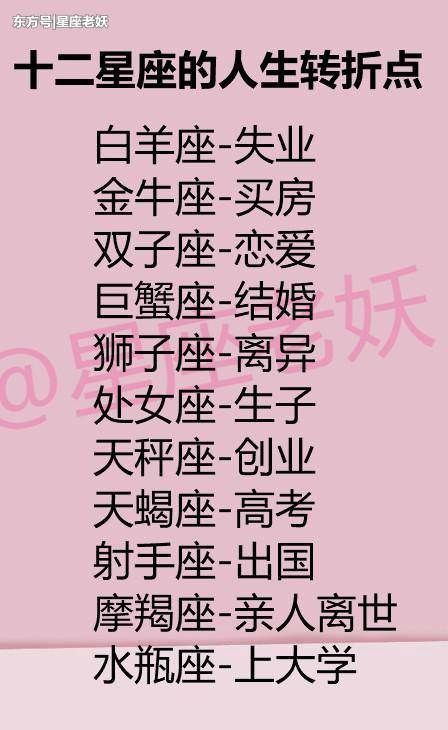 生活的转折点