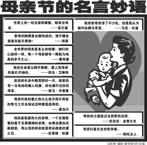 关于母爱的名人名言