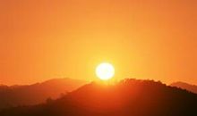 描写夕阳的段落