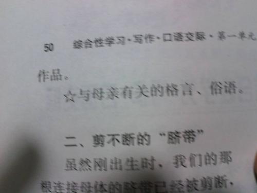关于母爱的格言