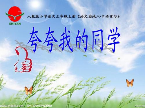 赞美同学