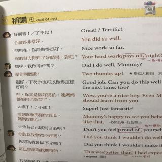 赞美英语单词