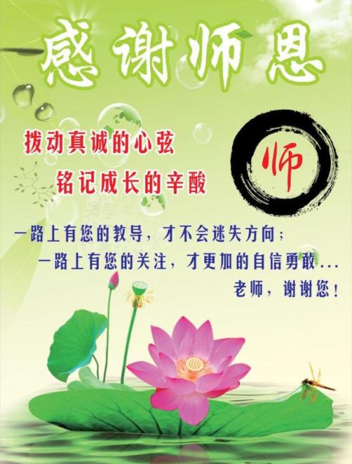 感激老师的经典句