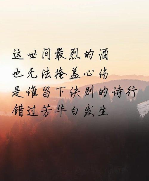 安静优美的句子