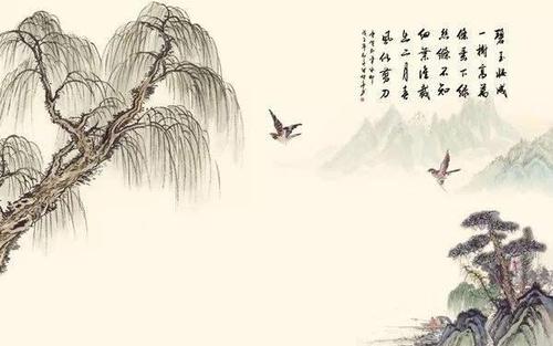 关于柳树的诗