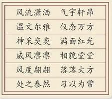 形容女性外表的成语