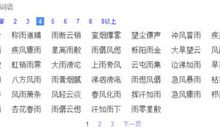 描写雨下的大的成语