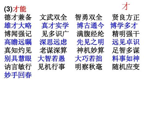 形容质量的成语