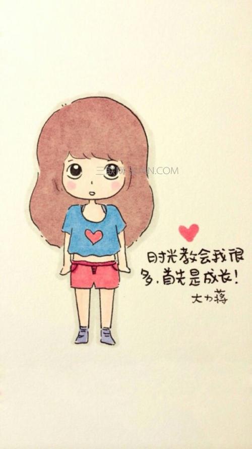 卡通鼓舞人心的句子