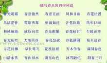 有关春天的成语