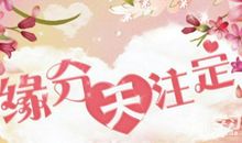 描写男女缘分的句子