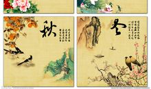 写春夏秋冬景的诗句