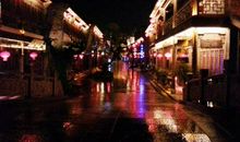 描写晚上街道的句子