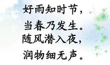 杜甫描写春雨的诗句