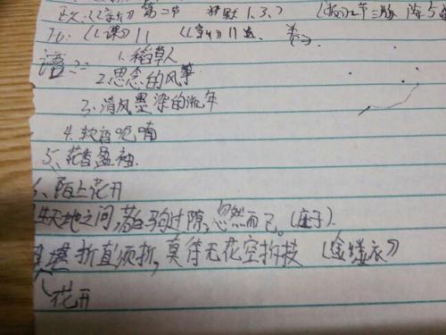 描述老师的一段