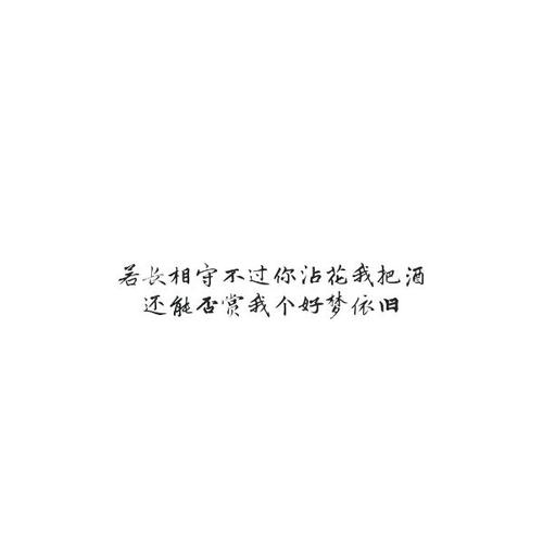非常简短的漂亮句子