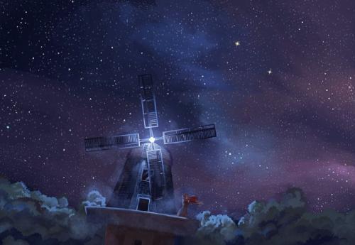 描写夜空的诗