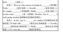 英语六级作文常用句型