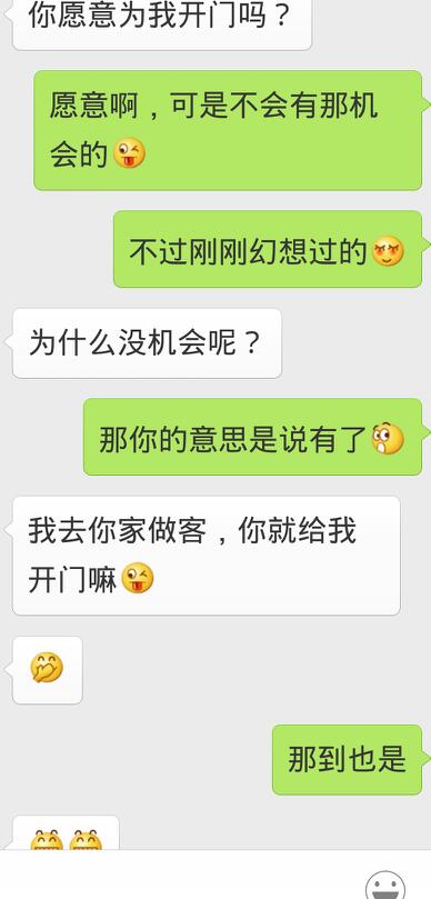 含糊的调情短信