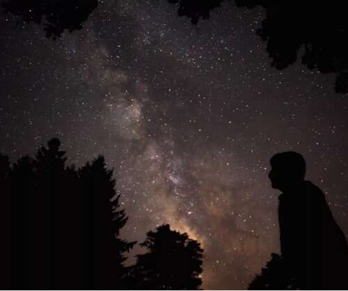 描述夜空