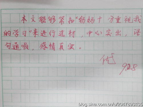 学生对老师的评价