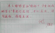 学生评价老师的话