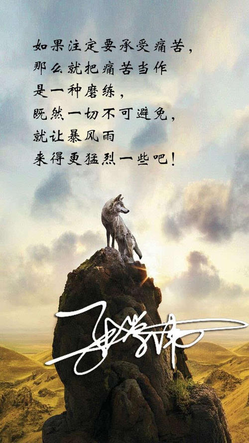 关于狼的励志名言