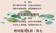 描绘夏天的诗句