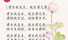 描写古代爱情的诗句