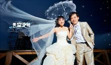 关于婚纱照幸福的句子