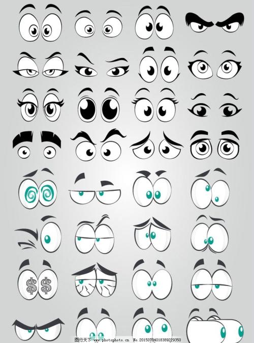 人物眼睛描述