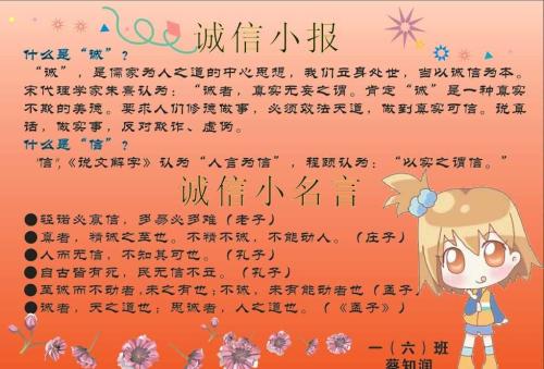 诚实守信行情