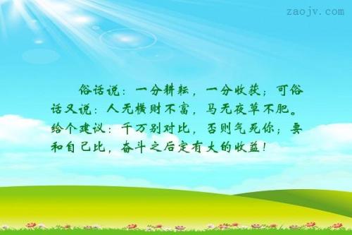 美丽的谚语