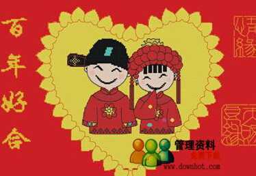 祝新婚夫妇